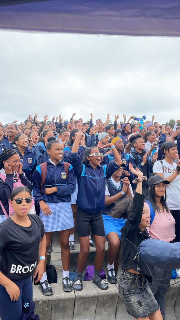 spectators at West Fleur park